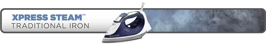 Xpress Steam Iron IR08X BLACK DECKER